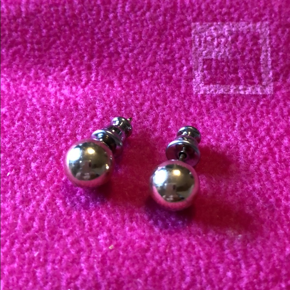 Gold Ball Post Earrings